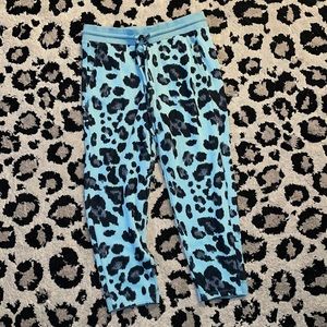 twenty montreal leopard print knit  joggers